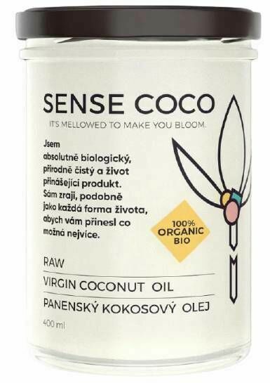 Sense Coco RAW BIO Panenský kokosový olej 400ml porovnat ceny