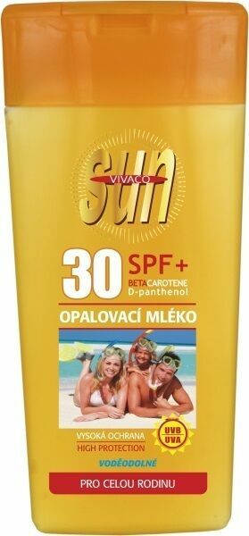 Sun Vivaco  Opalovací mléko s BETA KAROTENEM SPF30 200ml porovnat ceny