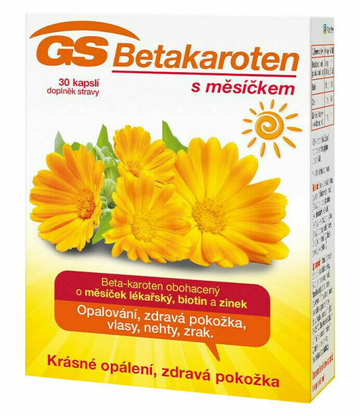 GS Betakaroten s měsíčkem 30 kapslí porovnat ceny