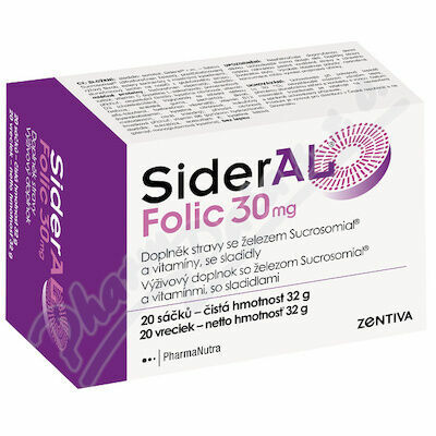 Sideral Folic 30mg 20 sáčků porovnat ceny