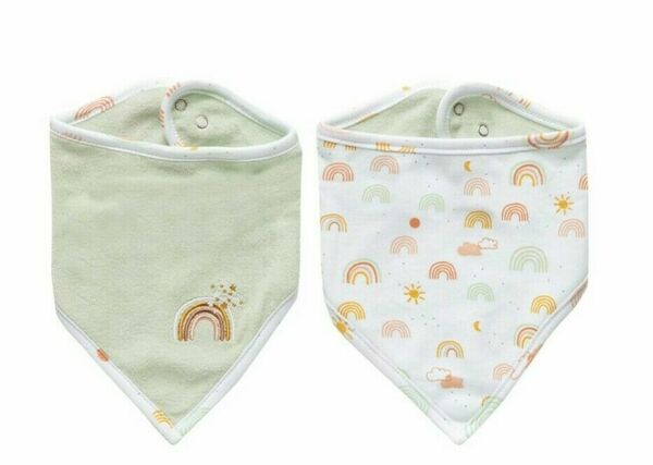 Bébé-Jou Bandana slintáček Rainbow Sky 2ks porovnat ceny