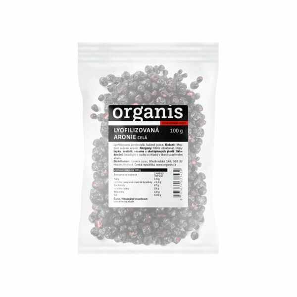 ORGANIS Aronie sušená mrazem celá 100 g porovnat ceny