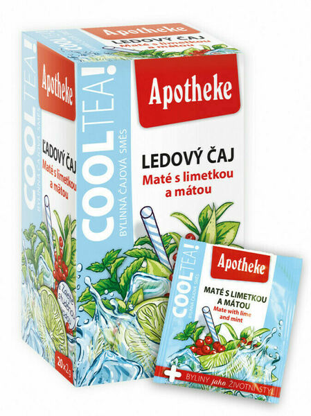 Apotheke CoolTea Maté s limetkou a mátou čaj 20x2g porovnat ceny