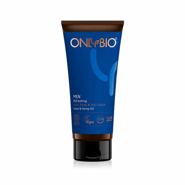 ONLYBIO Pánský osvěžující mycí gel na obličej, tělo i vlasy 200 ml porovnat ceny