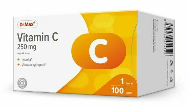 Dr.Max Vitamin C 250 mg 100 tablet porovnat ceny