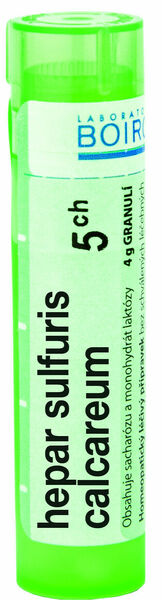 Boiron  Hepar Sulfuris Calcareum CH5 granule 4g porovnat ceny