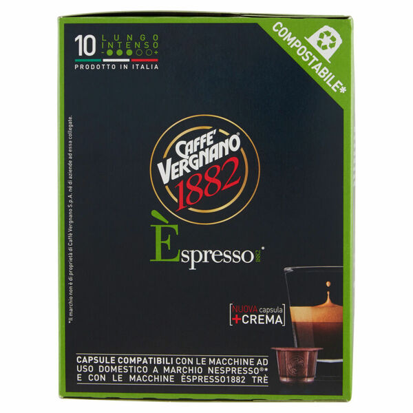 Vergnano Lungo Eco kapsle pro Nespresso 10ks porovnat ceny