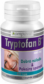 Kompava  Tryptofan B+ 60 kapslí porovnat ceny
