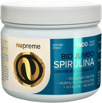 Nupreme BIO Spirulina Jumbo 1500 tablet porovnat ceny