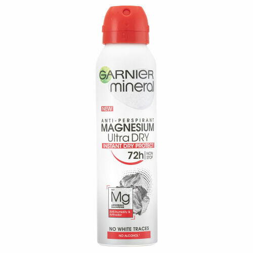 Garnier Mineral Magnesium dámský antiperspirant sprej Ultra Dry 72h 150ml porovnat ceny