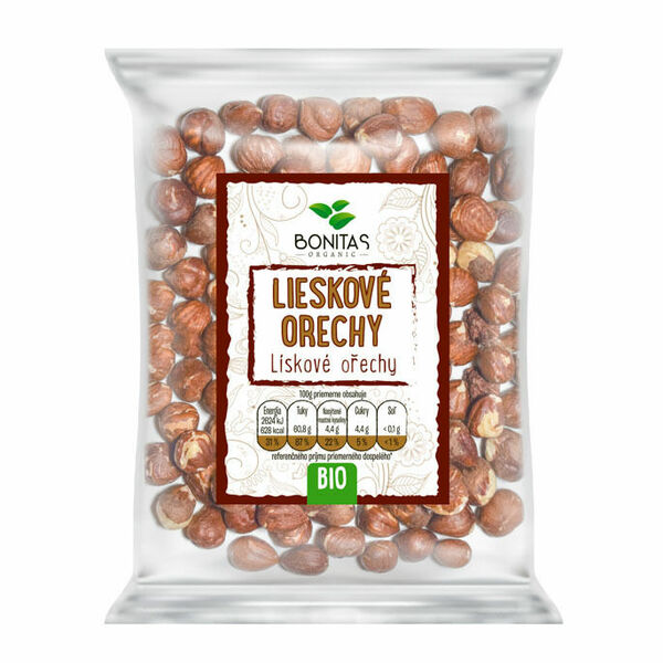 BONITAS Bio Lískové ořechy 500g porovnat ceny
