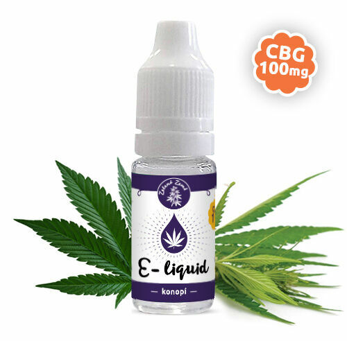 Zelená země CBG e-liquid 1% příchuť konopí 10ml porovnat ceny