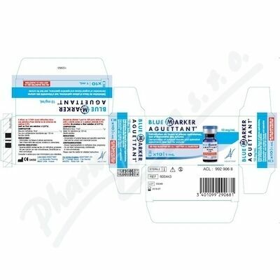 Blue Marker Aguettant 10mg/ml FLA 1ml B10 UE porovnat ceny