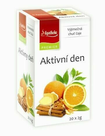 Apotheke Aktivní den čaj 20x2g n.s. porovnat ceny