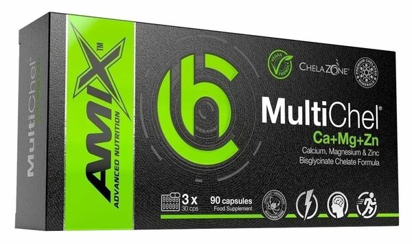 Amix ChelaZone MultiChel Ca+Mg+Zn 90 kapslí porovnat ceny