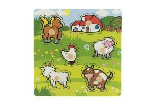 Teddies Vkládačka Moje první zvířátka 6ks 12m+ porovnat ceny