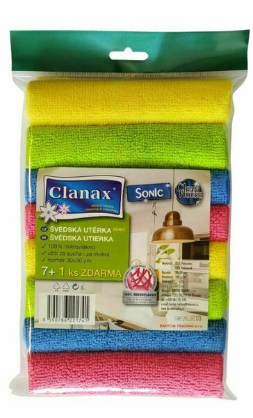 Clanax Sonic Švédská utěrka 30x30 7+1ks porovnat ceny