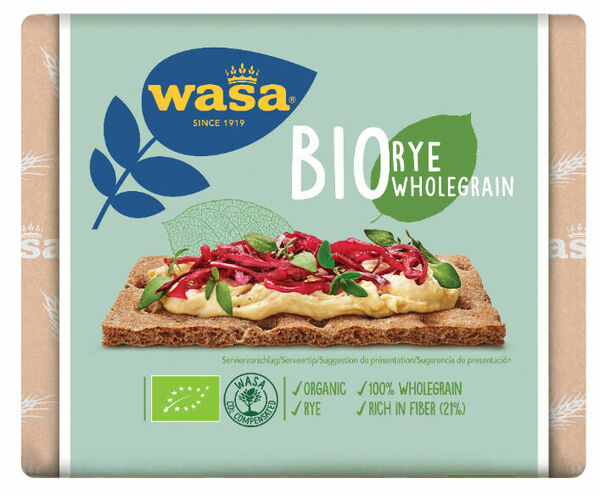 Wasa BIO celozrnný žitný 180g porovnat ceny