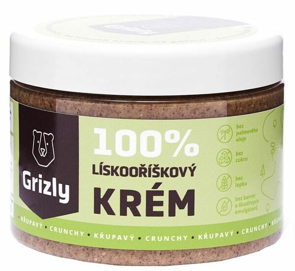 GRIZLY Lískooříškové máslo křupavé 500g porovnat ceny