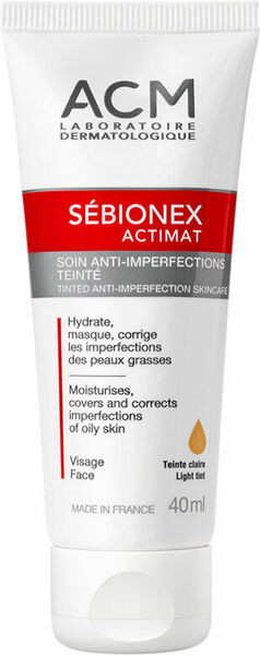 ACM Sébionex Actimat tónovaná péče pro problematickou pleť light 40ml porovnat ceny