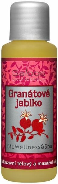 SALOOS exkluzivní masážní olej s vůní granátového jablka porovnat ceny