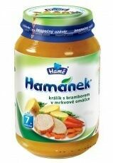 Hamánek Králík s bramborem v mrkvové om. sklo 230g porovnat ceny