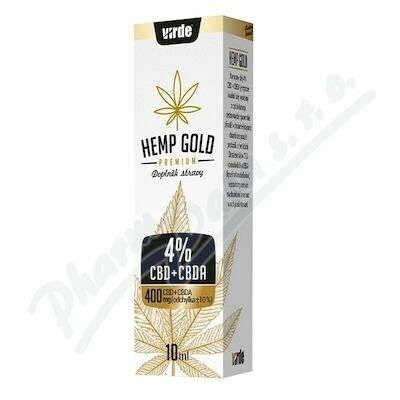 Virde CBD+CBDA 4% konopný olej Hemp Gold 10ml porovnat ceny