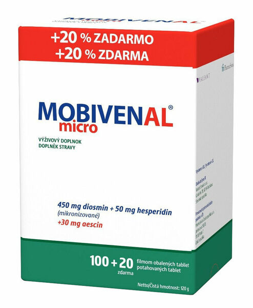 Mobivenal micro 100+20 tablet porovnat ceny