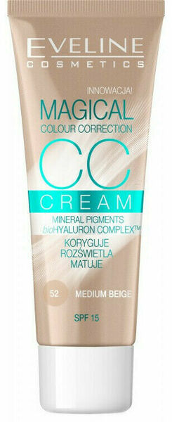 Eveline Cosmetics  Eveline CC Cream Magical Colour Correction - střední béžová 30ml porovnat ceny