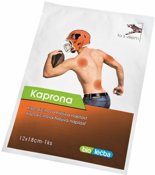 KAPRONA Kapsaicinová prohřívací náplast 12x18cm porovnat ceny