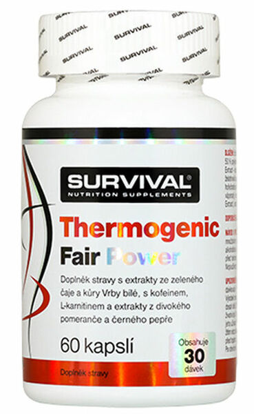 Survival Nutrition Thermogenic Fair Power 60 kapslí porovnat ceny