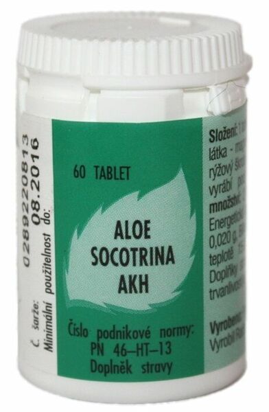 AKH Aloe Socotrina 60 tablet porovnat ceny
