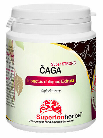 Superionherbs Čaga, 100% Sibiřská Čaga 90 kapslí porovnat ceny