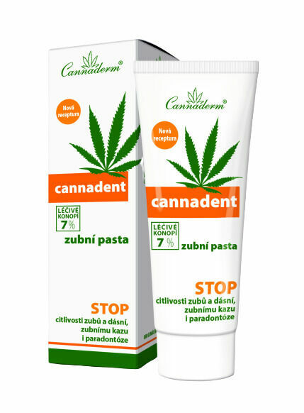 Cannaderm Cannadent zubní pasta NEW 75g porovnat ceny
