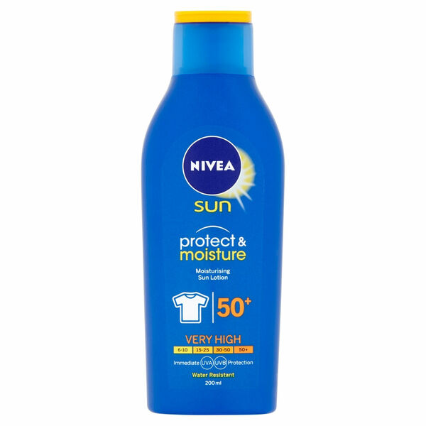 NIVEA Sun Procter&Moister Hydratační mléko na opalování OF 50+ 200 ml porovnat ceny
