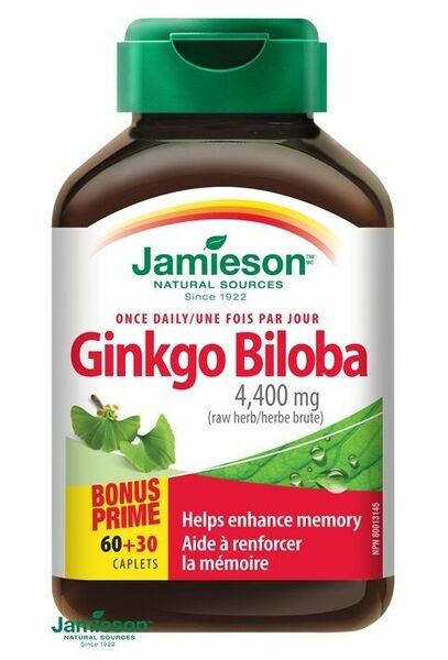 Jamieson Ginkgo biloba 90 tablet porovnat ceny