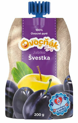 OVOCŇÁK PYRÉ JABLKO-ŠVESTKA 200g porovnat ceny
