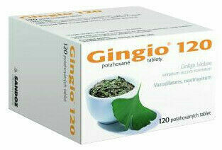 GINGIO® 120 mg potahované tablety, 120 tablet porovnat ceny