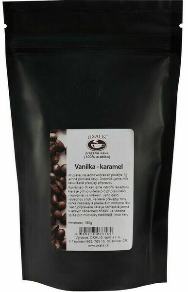 Oxalis káva Vanilka - karamel 150g porovnat ceny