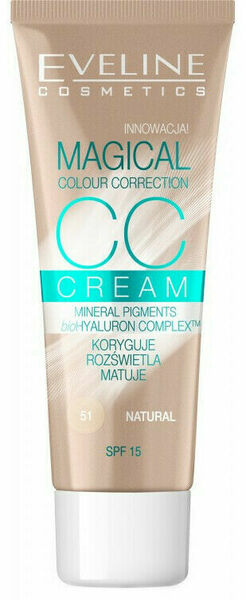 Eveline Cosmetics  Eveline CC Cream Magical Colour Correction natural 30ml porovnat ceny