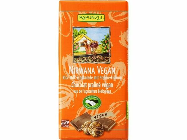 Rapunzel Bio čokoláda Nirwana Vegan 100g porovnat ceny