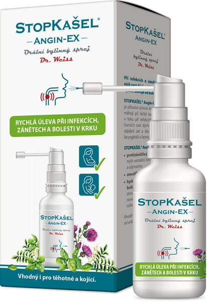 Dr.Weiss STOPKAŠEL Angin-EX 30ml porovnat ceny