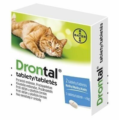 Drontal 2 tablety porovnat ceny