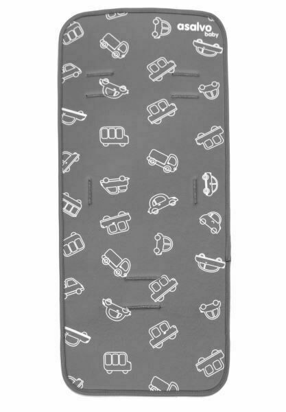 Asalvo Podložka do kočárku 3D grey cars porovnat ceny