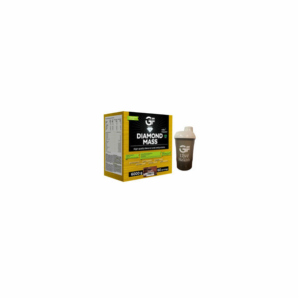 GF NUTRITION Diamond mass čokoláda 6 kg + ŠEJKR 600 ml zdarma porovnat ceny