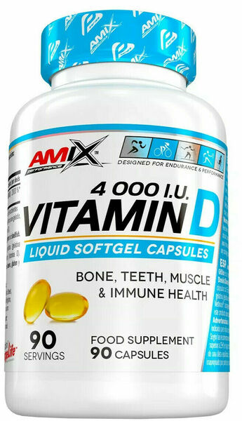 Amix Vitamin D - 4000 I.U., 90 kapslí porovnat ceny