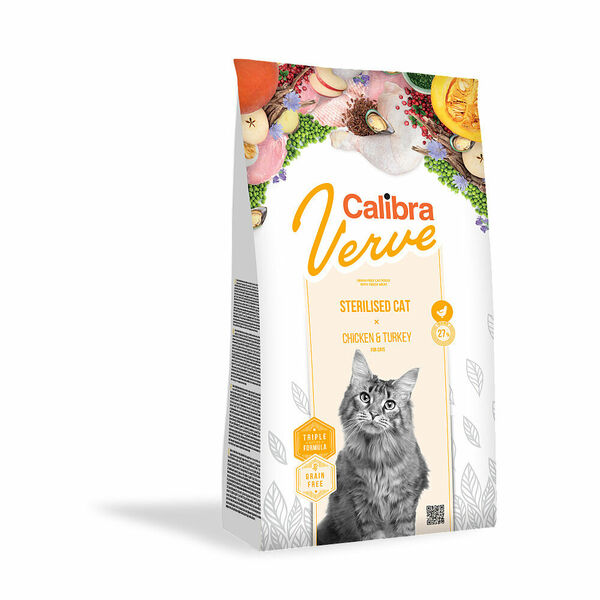 CALIBRA Cat Verve GF Sterilised Chicken&Turkey 750g porovnat ceny