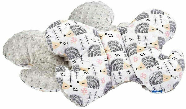 Polštářek Motýlek z Minky Sensillo šedí ježci porovnat ceny