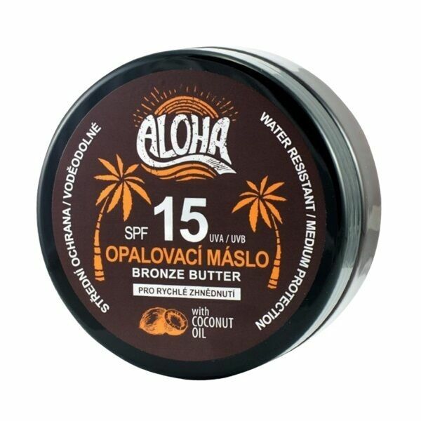 Vivaco Aloha  ALOHA Tělové opalovací máslo SPF15 coconut oil 200ml porovnat ceny