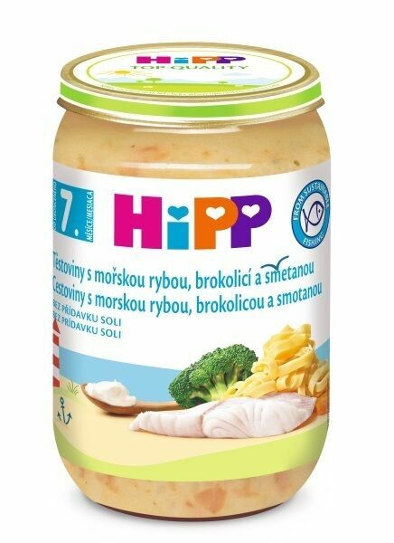 HIPP JUNIOR MENU tagliatte s mořskou rybou, brokolicí a smetanou 220g porovnat ceny